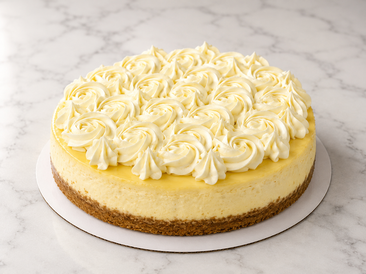 Vanilla Rosette Cheesecake