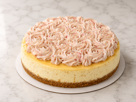 Strawberry Rosette Cheesecake